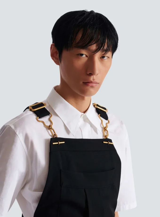 Wool dungarees