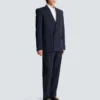 Wool pinstripe blazer