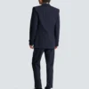 Wool pinstripe blazer