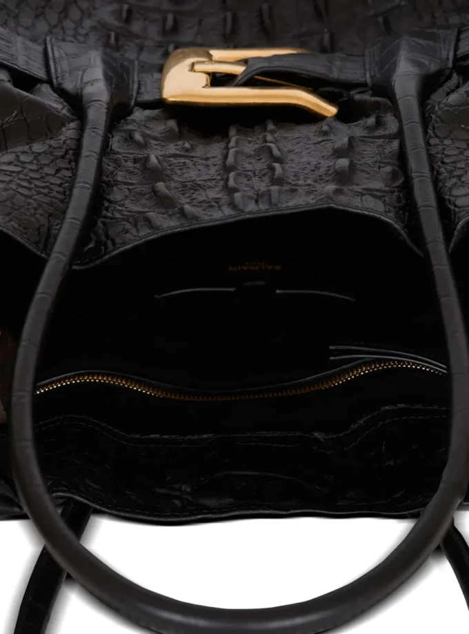 XL Anthem bag in embossed crocodile-print calfskin XL Anthem bag in embossed crocodile-print calfskin
