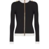 Zipped high-neck knit cardigan Zipped high-neck knit cardigan