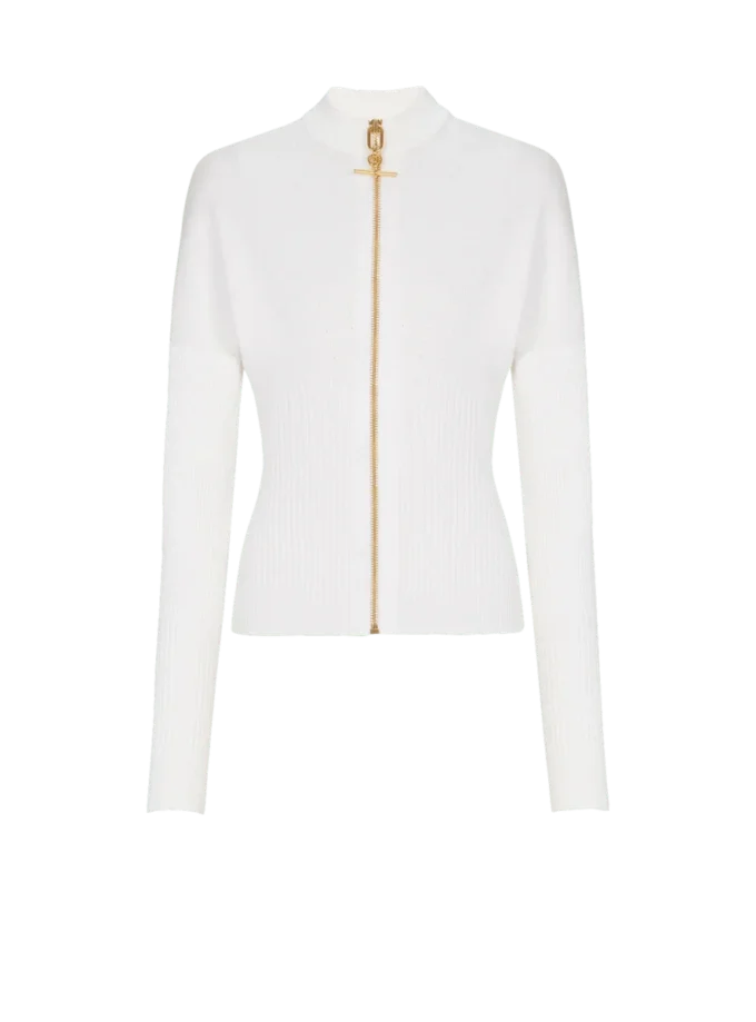 Zipped knit cardigan Zipped knit cardigan
