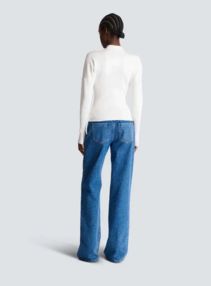 Zipped knit cardigan Zipped knit cardigan