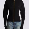 Zipped knit cardigan Zipped knit cardigan