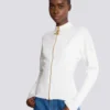 Zipped knit cardigan Zipped knit cardigan