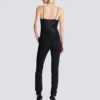 Zipped slim-fit grain de poudre trousers Zipped slim-fit grain de poudre trousers